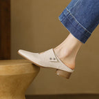 Agnit | Mules in Pelle Genuina