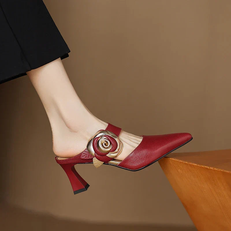 Garnet | Tacchi in Pelle Genuina