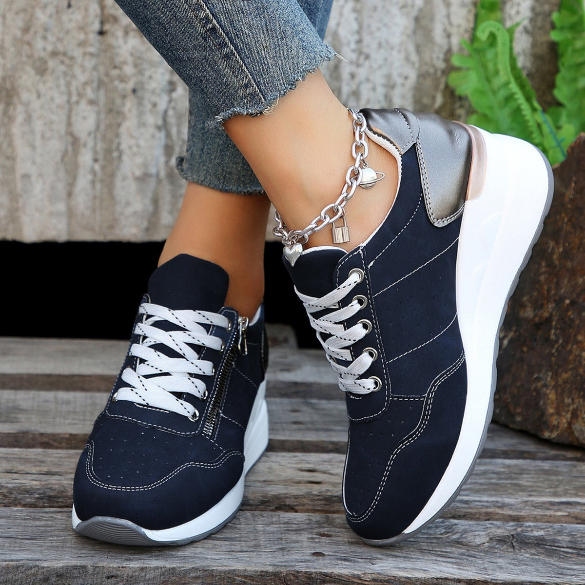 Inga | Sneaker con Punta Larga Senza Pressione