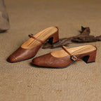 Berla | Mules in Pelle Genuina