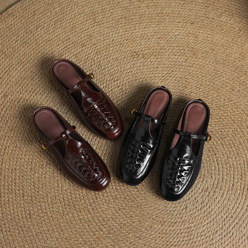 Elya | Mules in Pelle Genuina