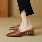 Alaya | Mules in Pelle Genuina