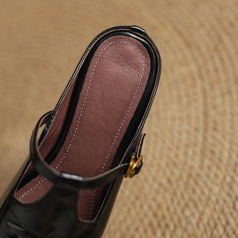 Elya | Mules in Pelle Genuina