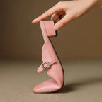 Kera | Mules Mary Jane in Pelle Genuina