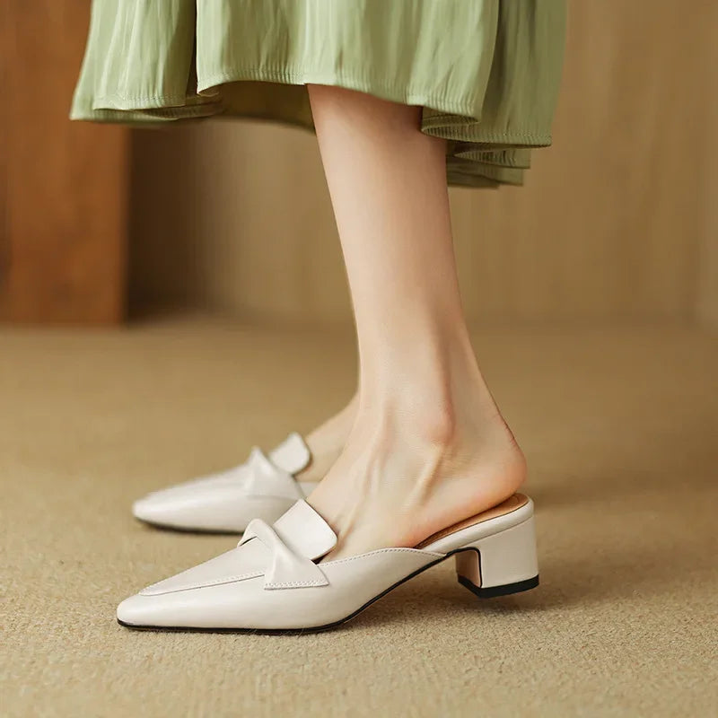 Alaya | Mules in Pelle Genuina