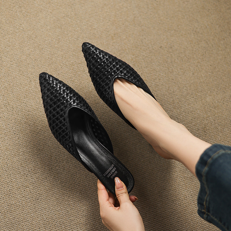 Olivia | Mules in Pelle Genuina