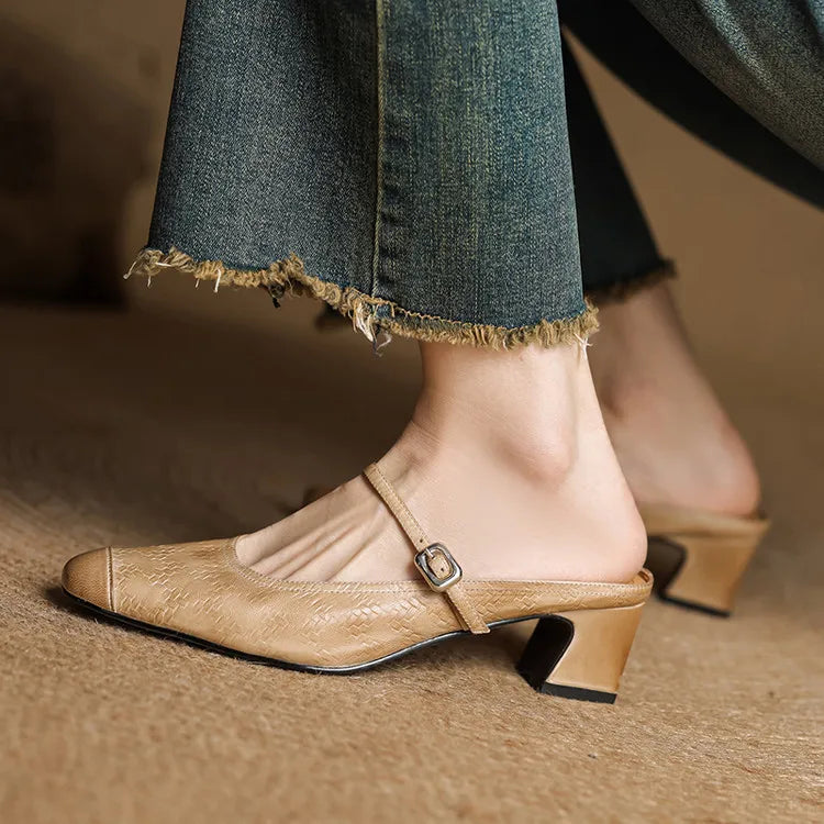 Berla | Mules in Pelle Genuina