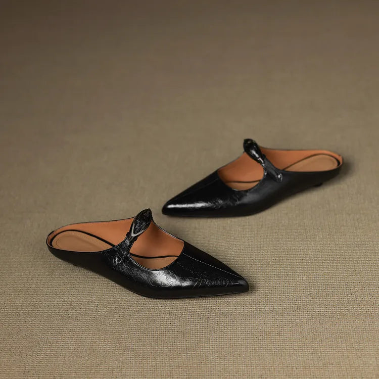 Alour | Mules in Pelle Genuina