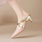 Zelle | Mules in Pelle Genuina