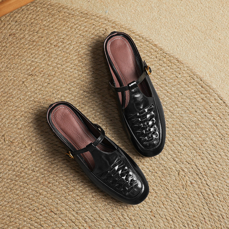 Elya | Mules in Pelle Genuina