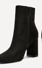 Selene | Stivaletti Eleganti in Eco-Suede con Tacco a Blocco