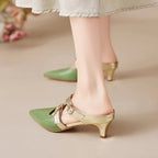 Zelle | Mules in Pelle Genuina