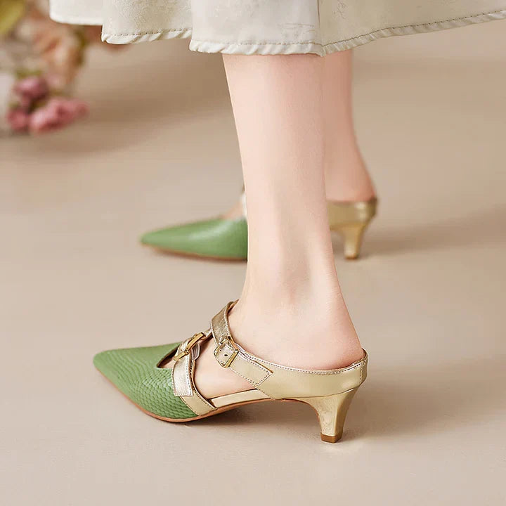 Zelle | Mules in Pelle Genuina