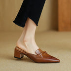Alaya | Mules in Pelle Genuina