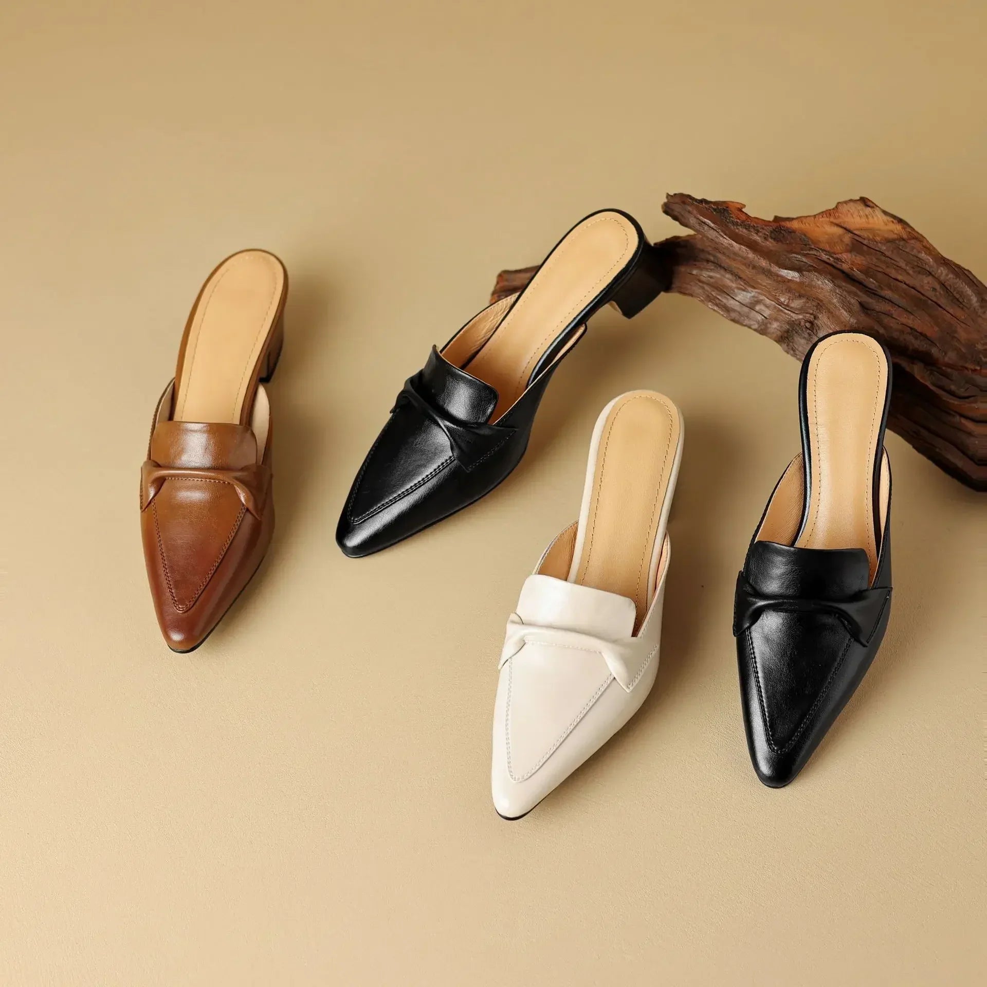 Alaya | Mules in Pelle Genuina
