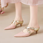 Zelle | Mules in Pelle Genuina