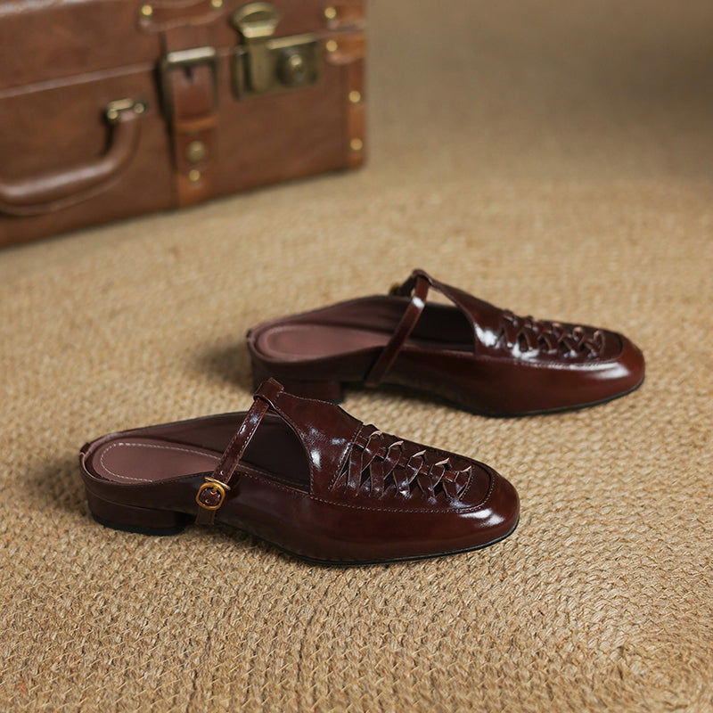 Elya | Mules in Pelle Genuina