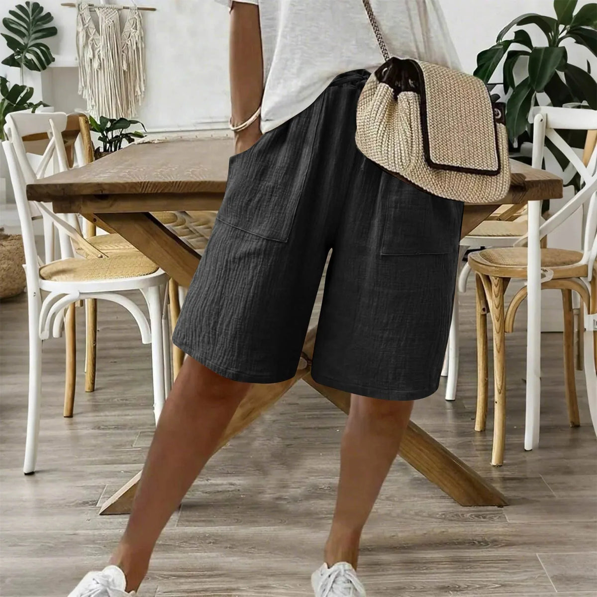 Sienna | Shorts in cotone e lino