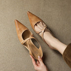 Aluna | Mules in pelle genuina