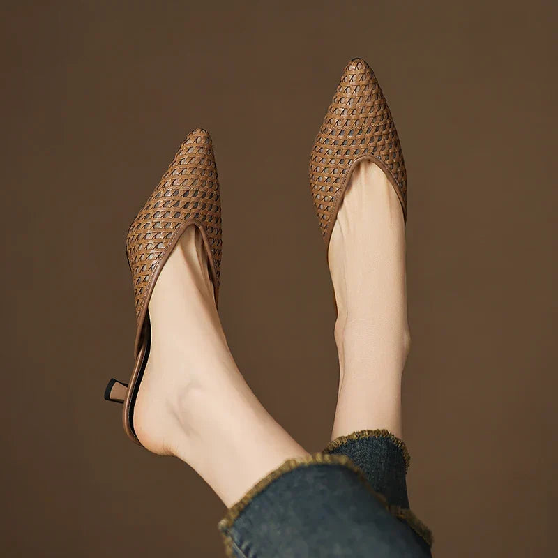 Olivia | Mules in Pelle Genuina