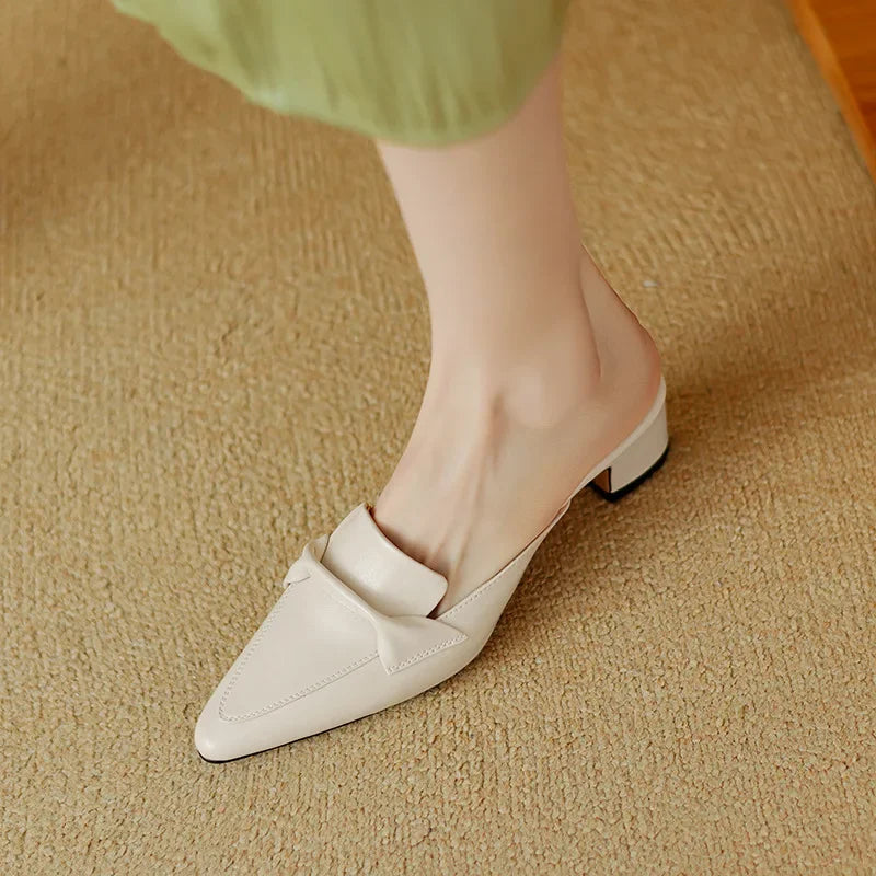 Alaya | Mules in Pelle Genuina