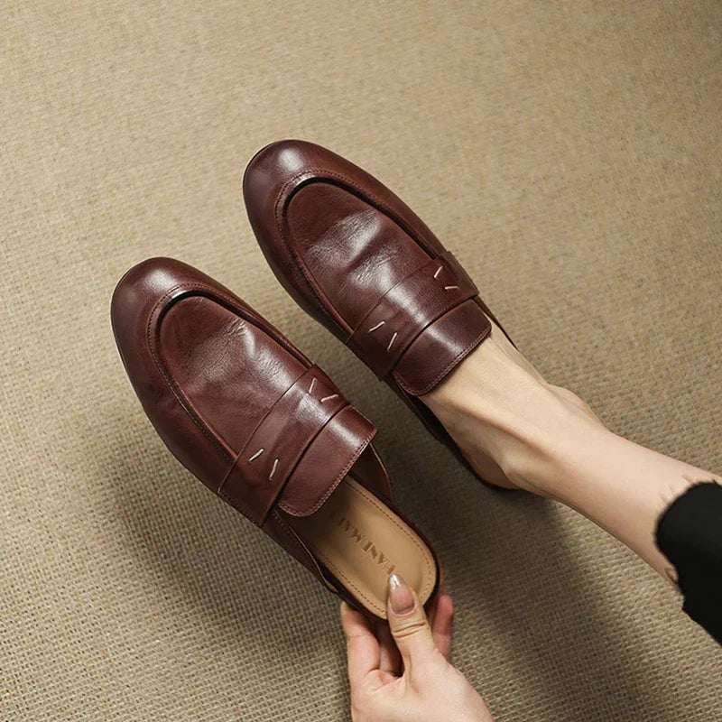 Serin | Mules in Pelle Genuina