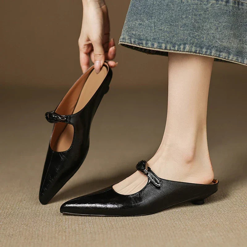 Alour | Mules in Pelle Genuina