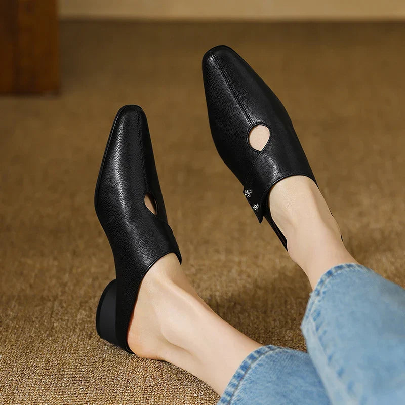 Agnit | Mules in Pelle Genuina