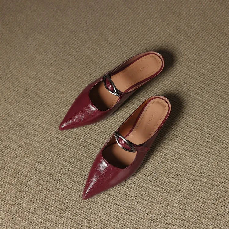 Alour | Mules in Pelle Genuina