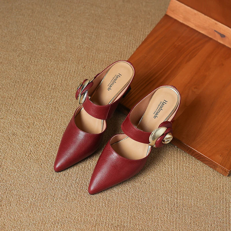 Garnet | Tacchi in Pelle Genuina