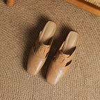 Mules in pelle genuina Ivora