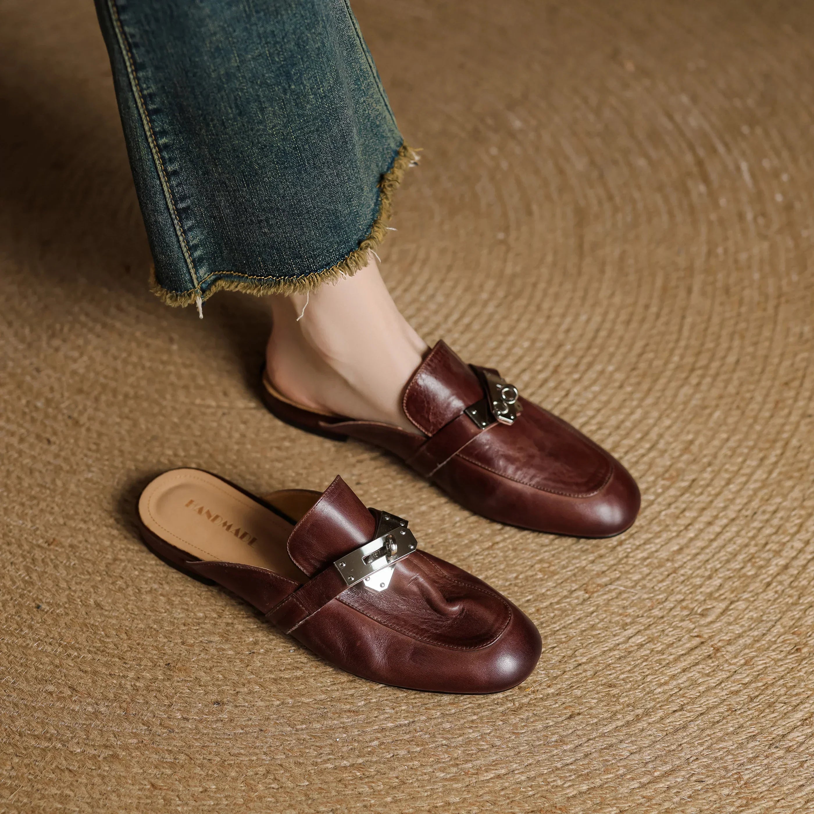 Carla | Mules in Pelle Genuina