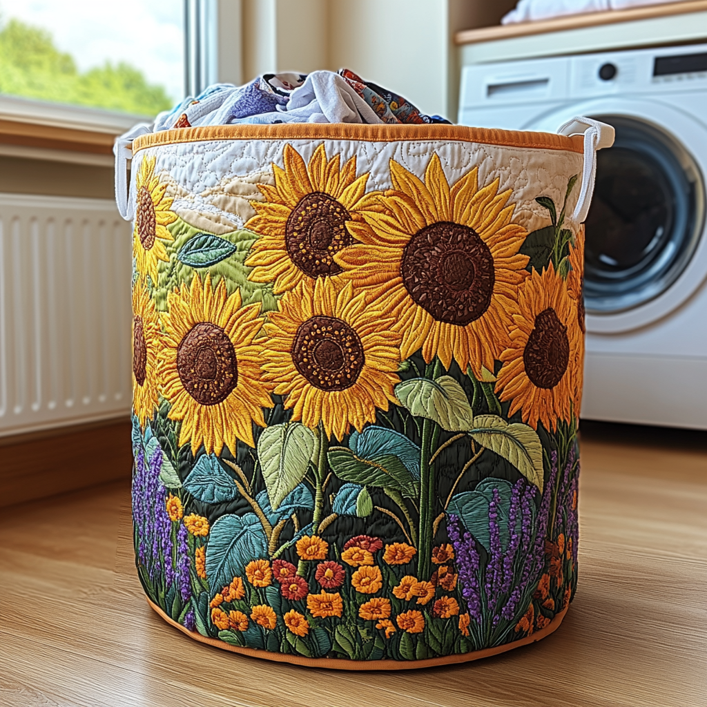 Cesto portabiancheria Sunflower Haven