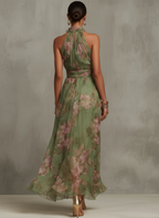 Aurora | Abito maxi floreale