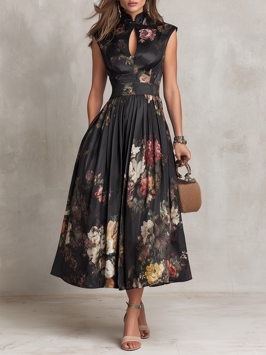 Sienna | Abito midi floreale