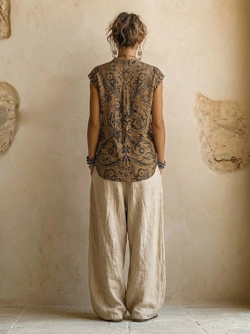 Patrizia | Set 3 Pezzi Lino & Cotone