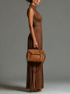 Zsófia | Tuta plissettata in chiffon