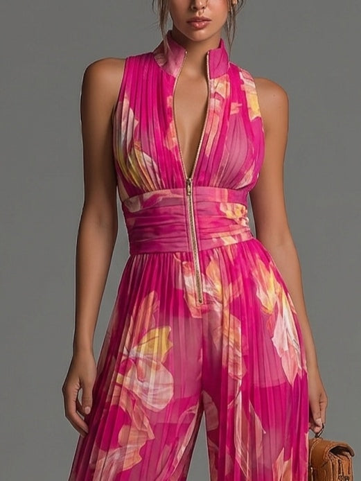 Zsófia | Jumpsuit Chiffon Rosa