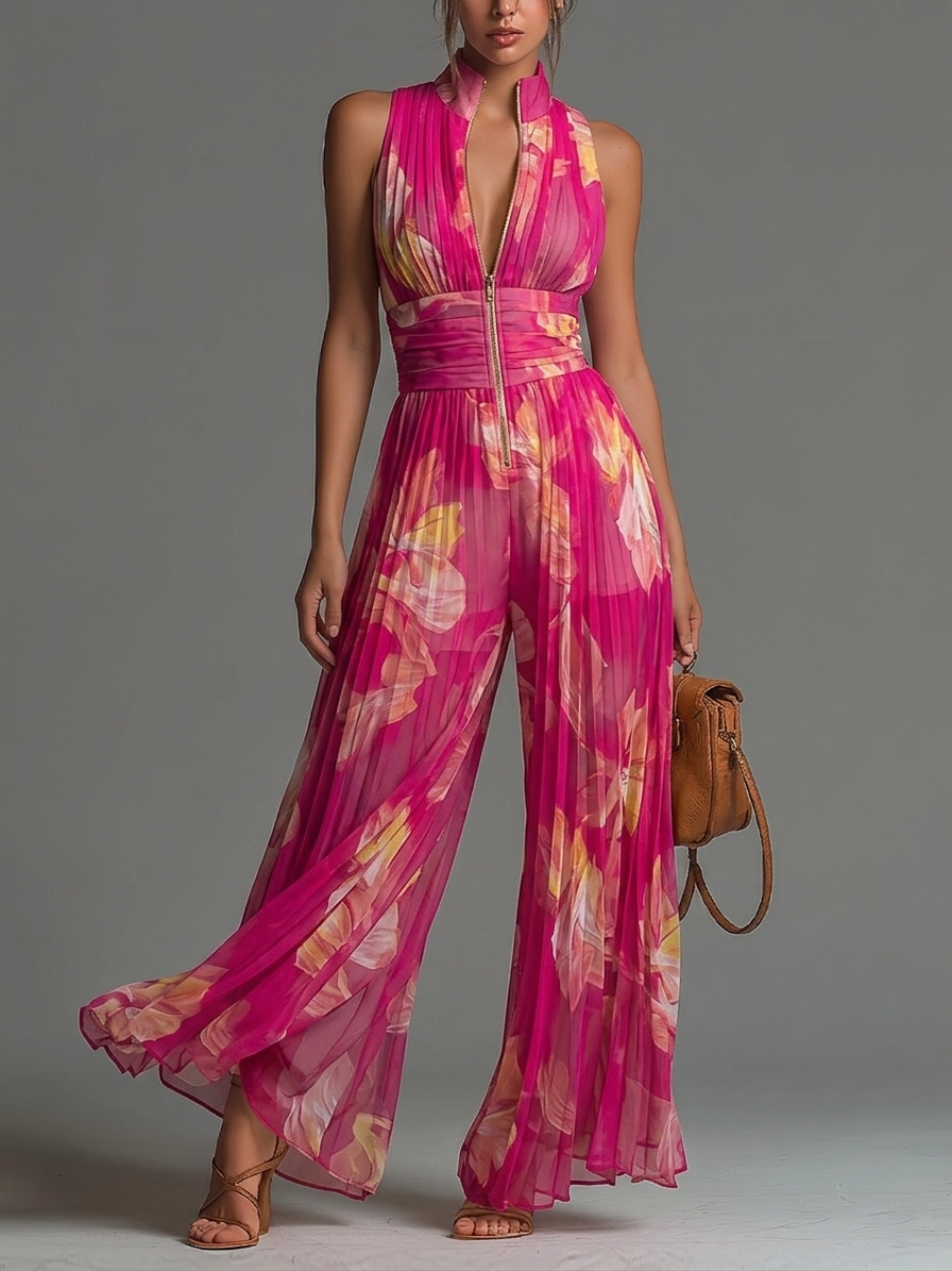 Zsófia | Tuta plissettata in chiffon