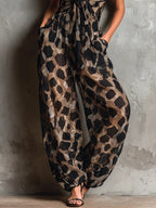 Roberta | Tuta Chiffon Animalier
