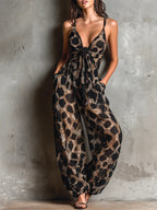 Roberta | Tuta Chiffon Animalier