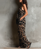 Roberta | Tuta Chiffon Animalier