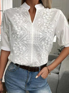 Laurine | Top Ricamato Elegante