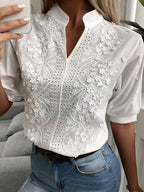 Laurine | Top Ricamato Elegante