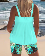 Daphne | Tankini Corto a Righe