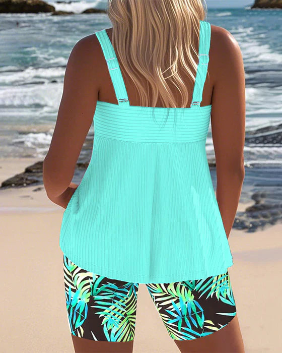 Daphne | Tankini Corto a Righe