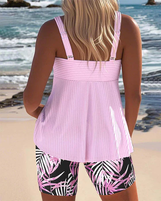 Daphne | Tankini Corto a Righe