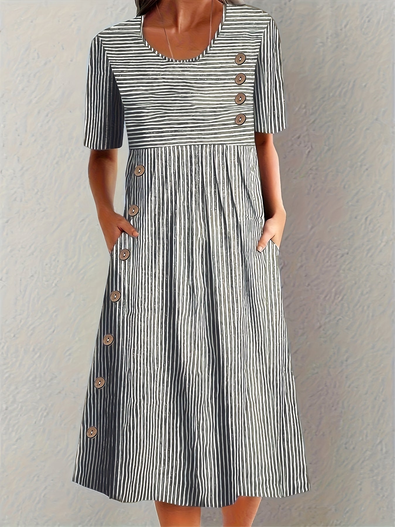 Sofia | Vestito a Righe Estivo