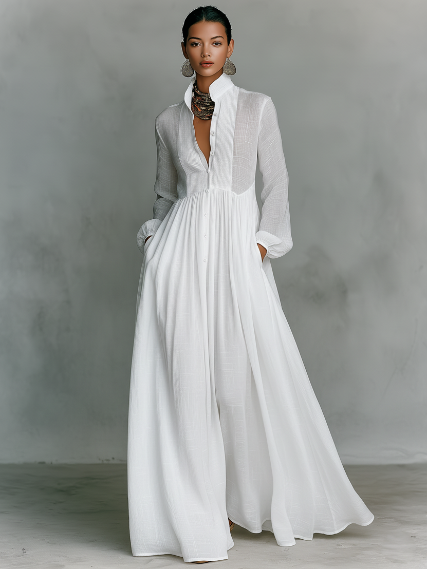 Marta | Abito Maxi Patchwork