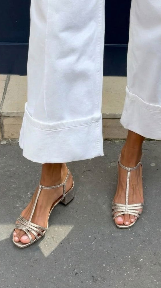 Allegra | Sandali Dorati Eleganza